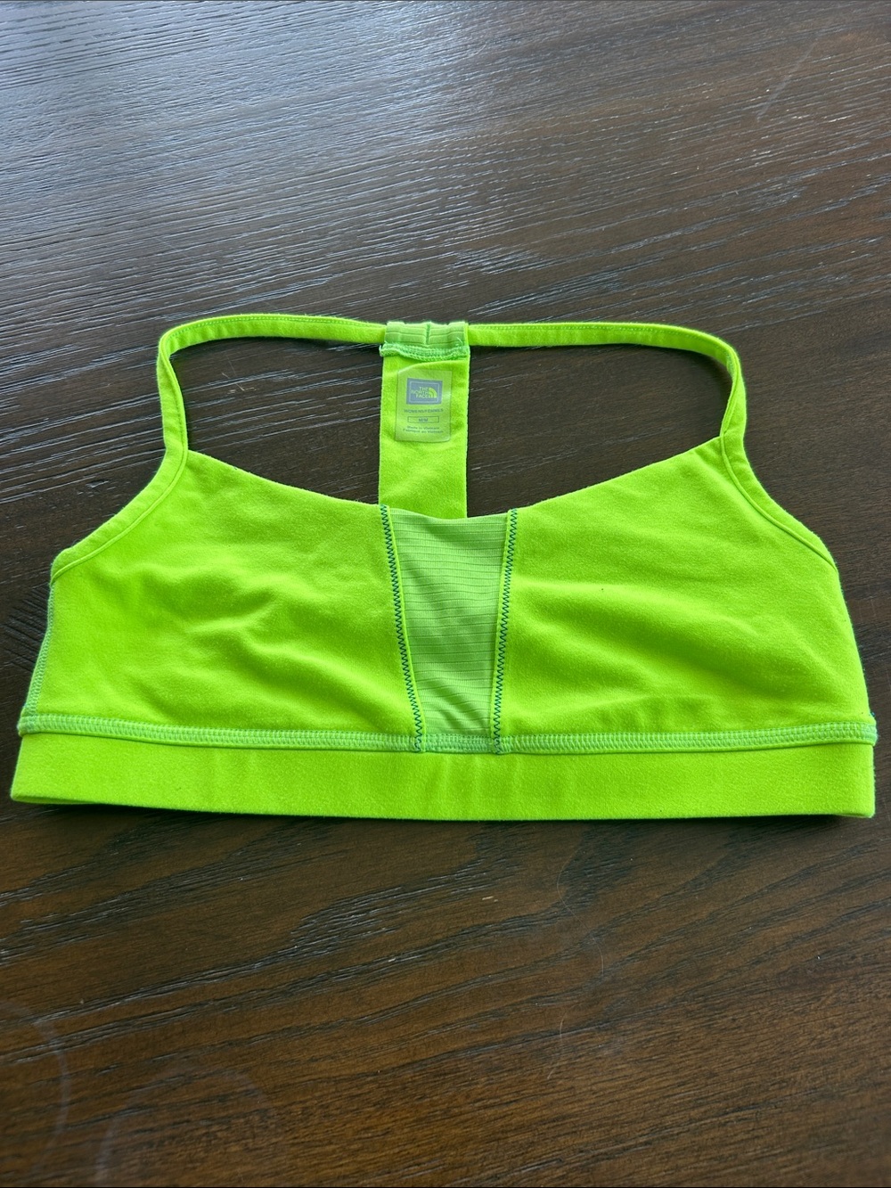 The North Face Neon Lime Green Sports Bralette
